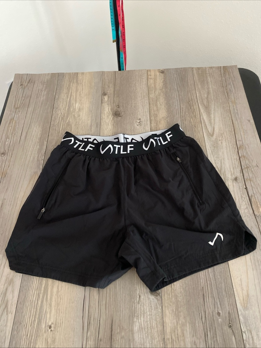 TLF Apparel Take Life Further Mens Pull On Elastic Waist Athletic Shorts Medium